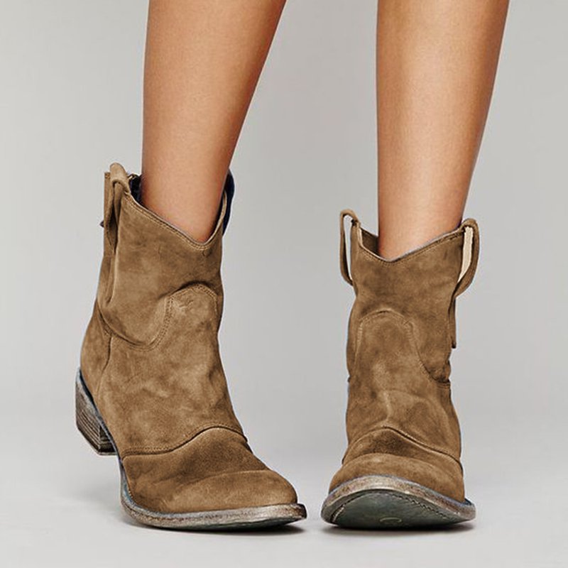 flowersverse Daily Flat Heel Spring Boots