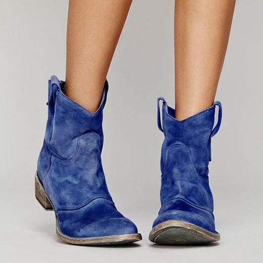 flowersverse Daily Flat Heel Spring Boots