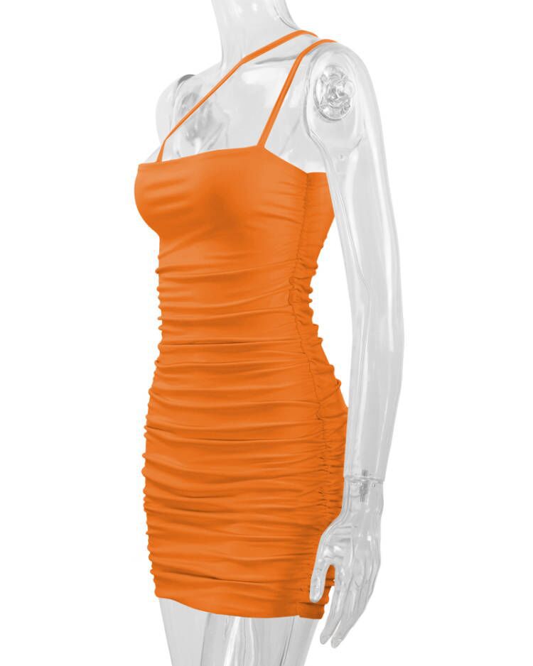 flowersverse Women's Nightclub Sexy Straps Bodycon Dress