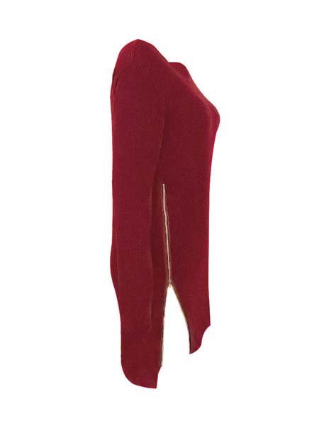 flowersverse Women Fluffy Zipper Long Sleeve Casual Plus Size Sweater Dress