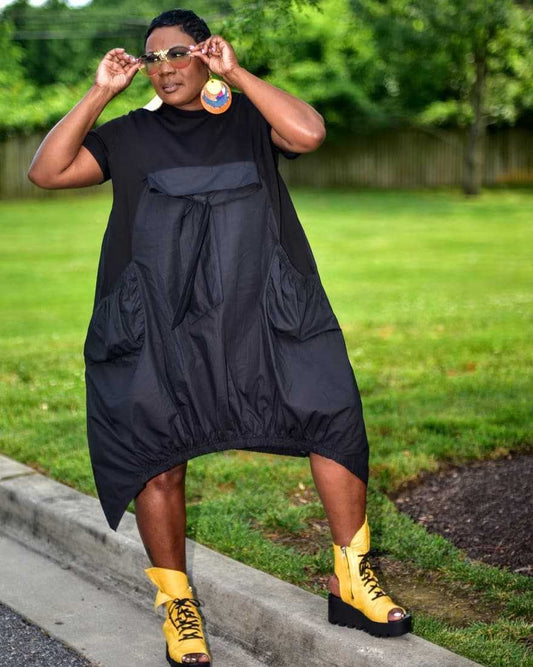 flowersverse Women's Patchwork Dress