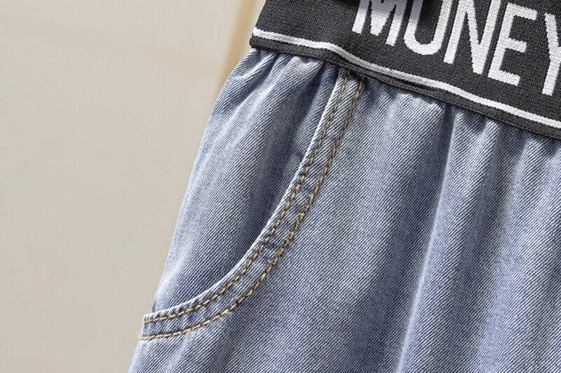 flowersverse plus size 4XL joggers women's summer thick female pants high waist jeans women straight straight loose wide leg pants