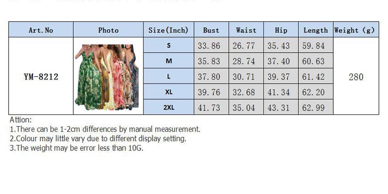 flowersverse Deep V-Neck Back Chiffon Dress