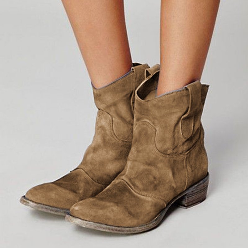 flowersverse Daily Flat Heel Spring Boots