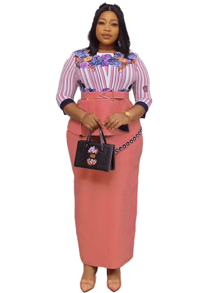 flowersverse Long Sleeve Floral Print Maxi Dresses