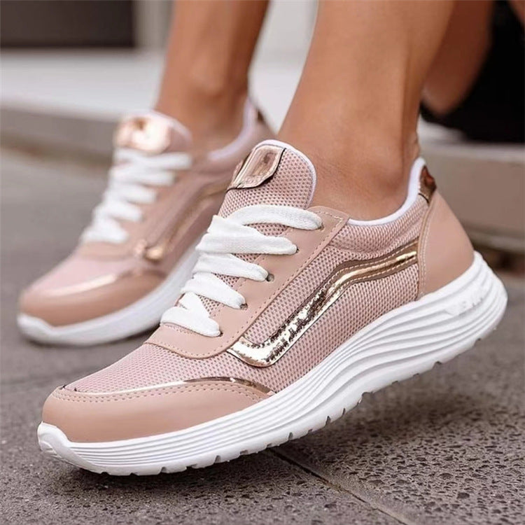flowersverse Simple Breathable Non-slip Shock-absorbing Sneakers
