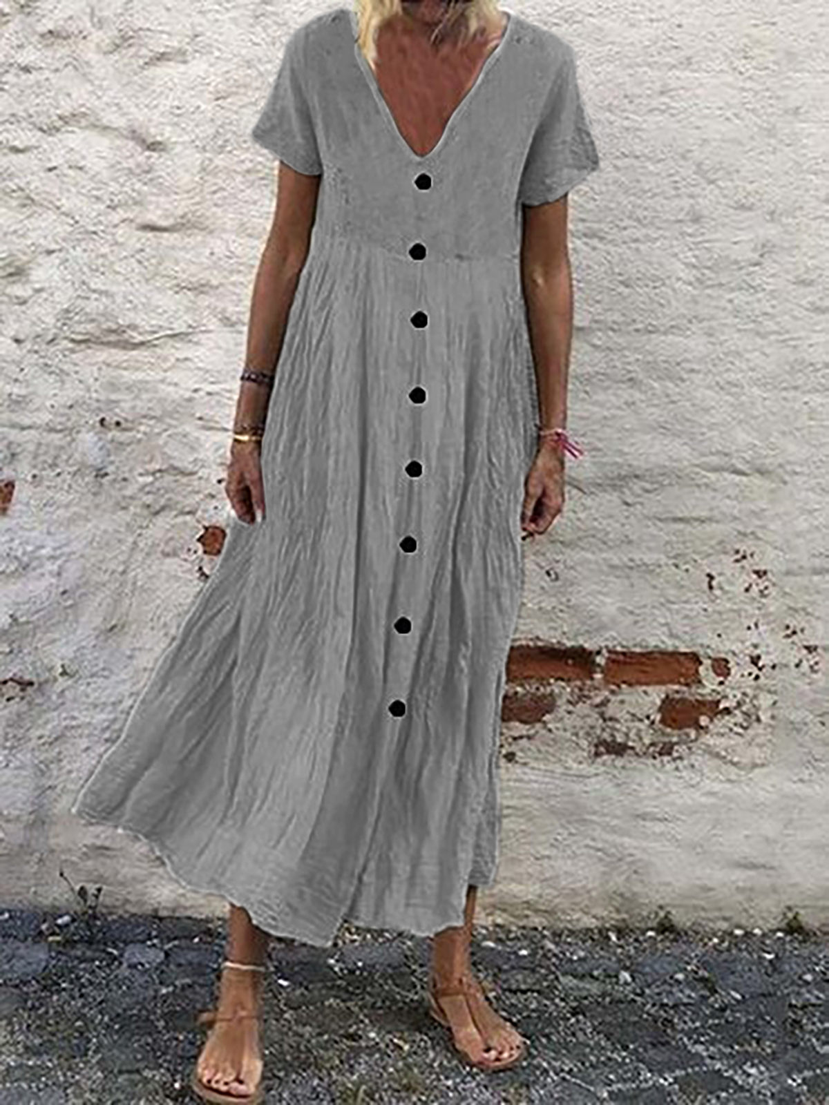 flowersverse Casual Long Maxi Dress