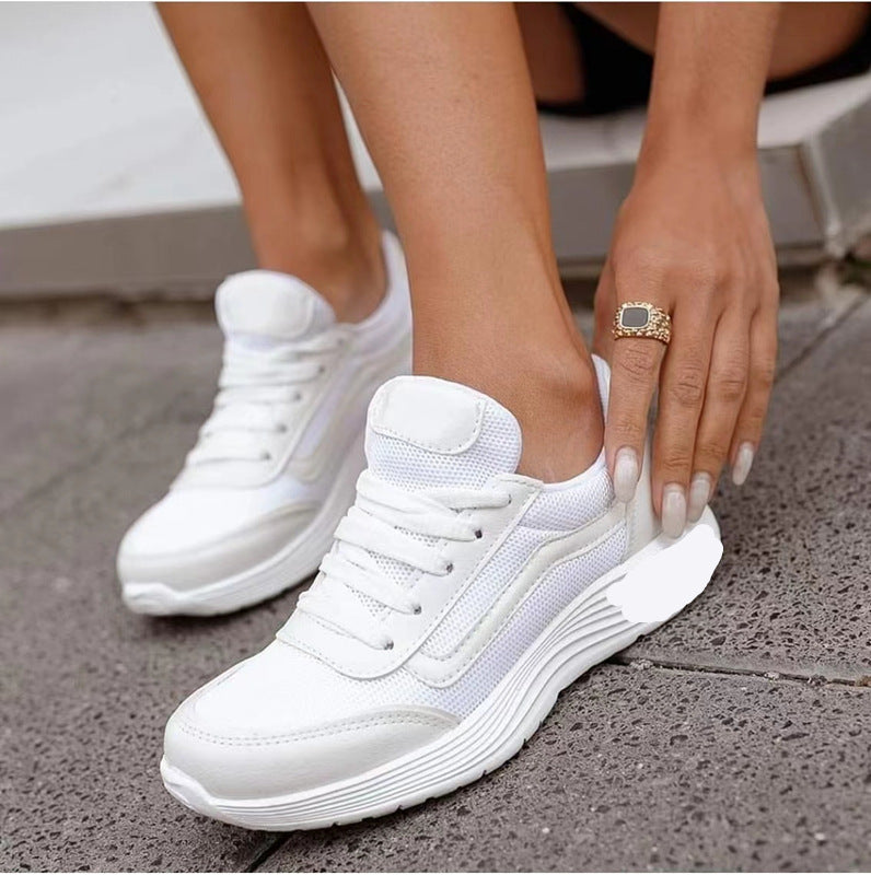 flowersverse Simple Breathable Non-slip Shock-absorbing Sneakers