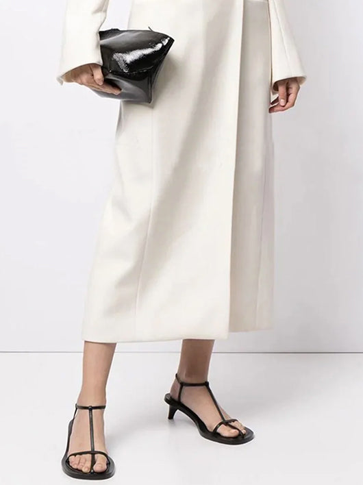 flowersverse Solid Color Long Sleeves Notched Collar Outerwear Blazer