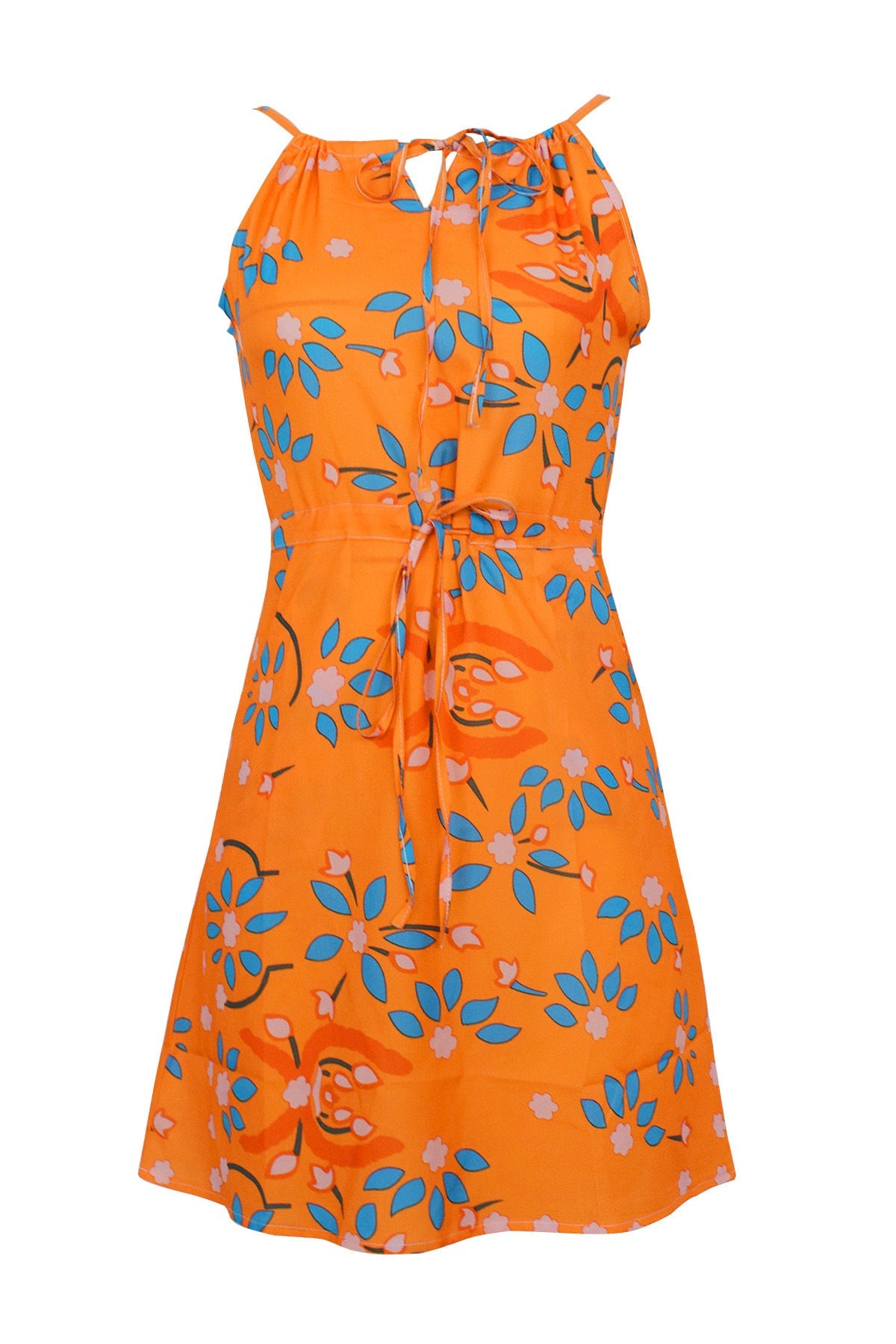 flowersverse ChatGPT Embrace European and American Style with a Suspender Holiday Floral Dress