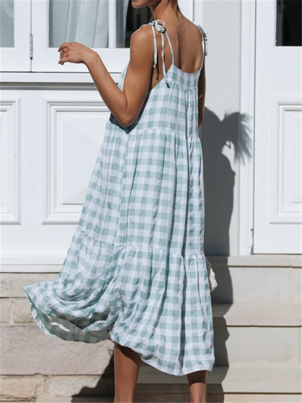 flowersverse New Women's Print Loose Large Size Casual Dresses