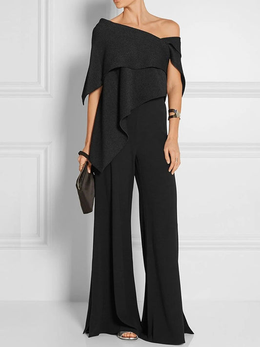 flowersverse Urban Asymmetric One Shoulder Tunic Top