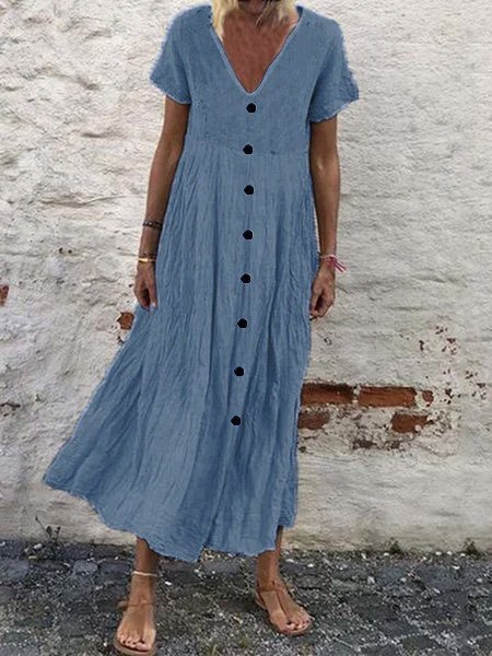 flowersverse Casual Long Maxi Dress