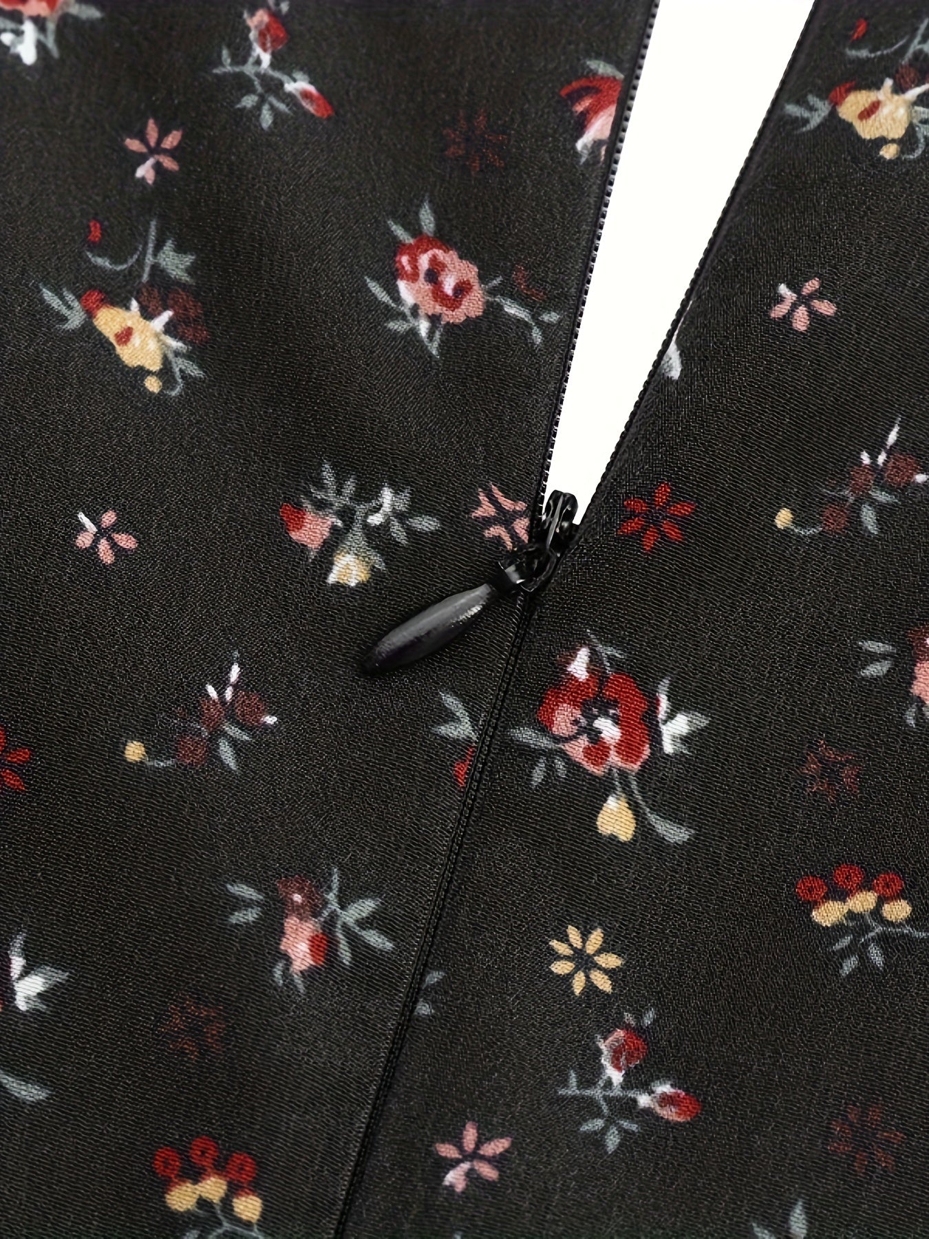 flowersverse Tiered Floral Print Dress DR0541