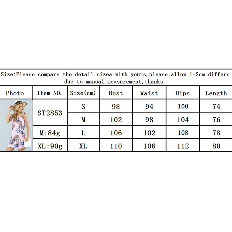 flowersverse Women Strappy V-neck Boho Floral Mini Dress Fashion Ladies Loose Summer Beach Casual Dress Sundress Holiday