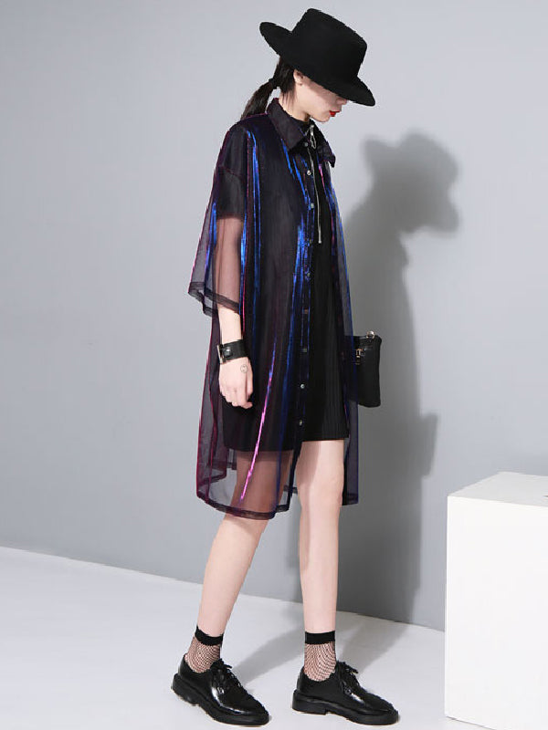 flowersverse Sun Protection See-through Multicolor Cover-up