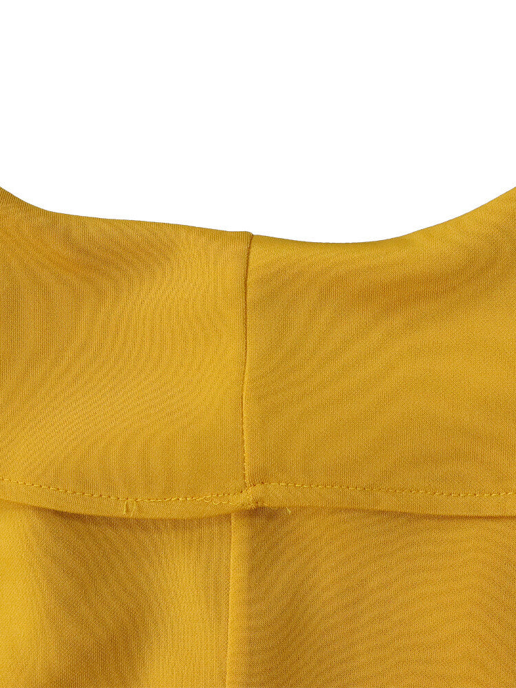 flowersverse Flutter Sleeve Ruffle Split Bodycon Midi Dresses