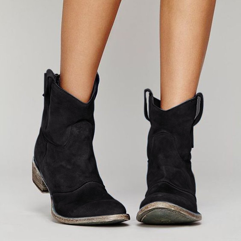 flowersverse Daily Flat Heel Spring Boots
