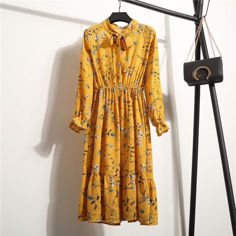 flowersverse Floral chiffon dress