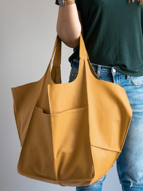 flowersverse Split-Joint Tote Bags Handbags