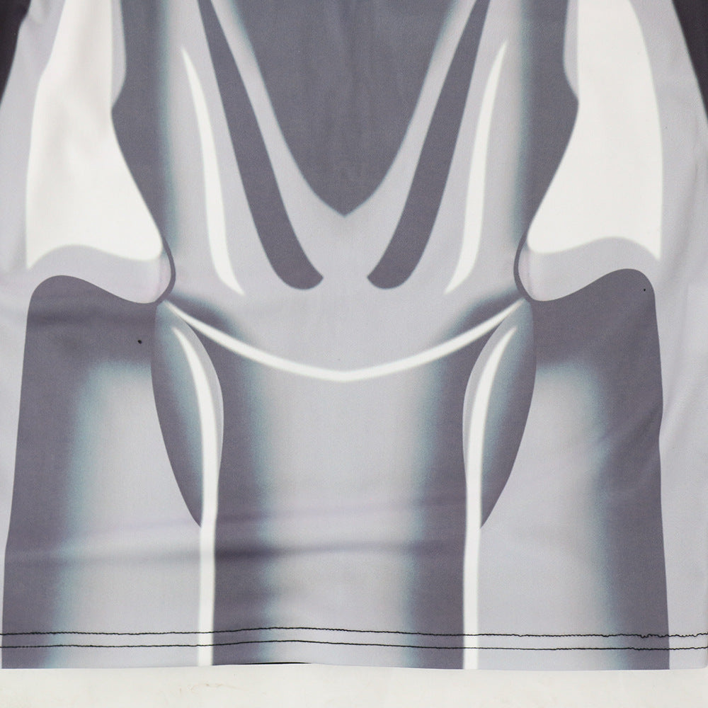 flowersverse Fashion Digital Printing Strap Dress Sexy Bodycon Dress For Women