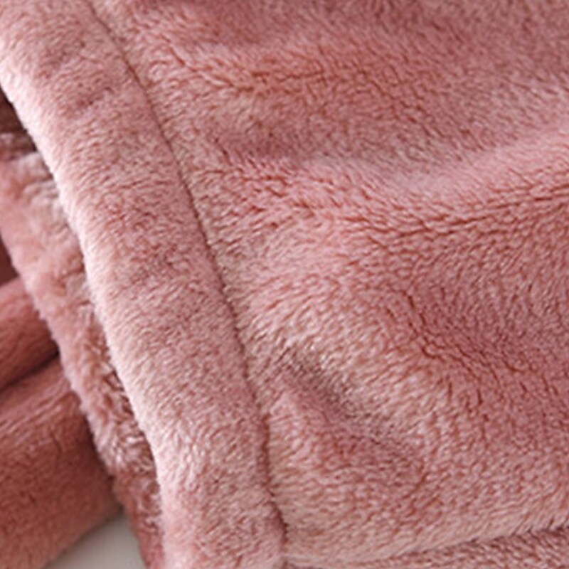 flowersverse Women's Pajamas Pants Nighty Milk Cow Pure Color Comfort Soft Plush Home Daily Bed Flannel Comfort Warm Long Pant Pocket Elastic Waist Winter Fall Green Pink