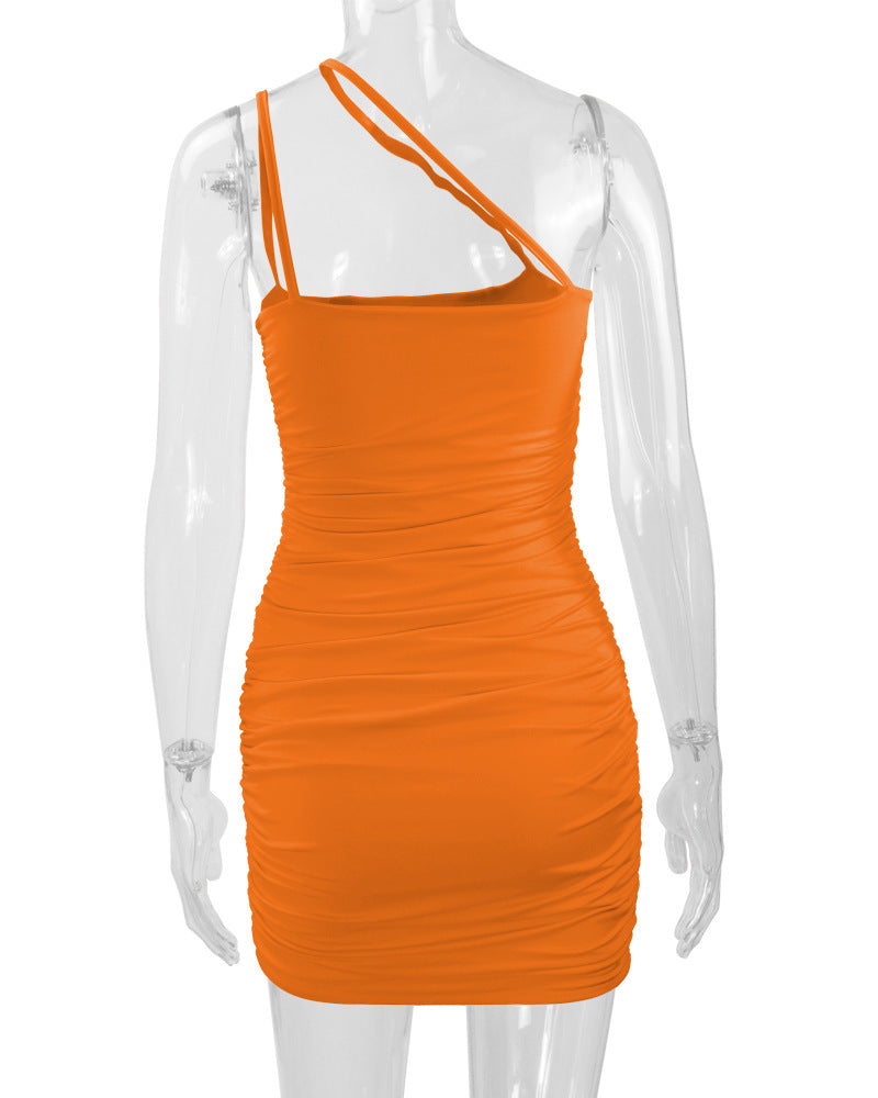 flowersverse Women's Nightclub Sexy Straps Bodycon Dress