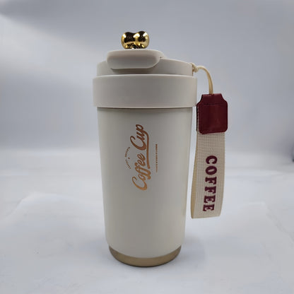 1pc, Travel Mug, Stainless Steel Coffee Cups, Vacuum Insulated Water Cups, Portable Travel Drinkware, Gifts