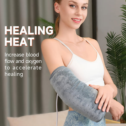 Extra Large Electric Heating Pad for Pain Relief - 6 Heat Levels, 4 Timer Settings, Auto-Off After 2 Hours, Machine Washable, Moist/Dry Heat Relax for Back, Neck, Shoulders, Belly, Waist, Knees & Legs