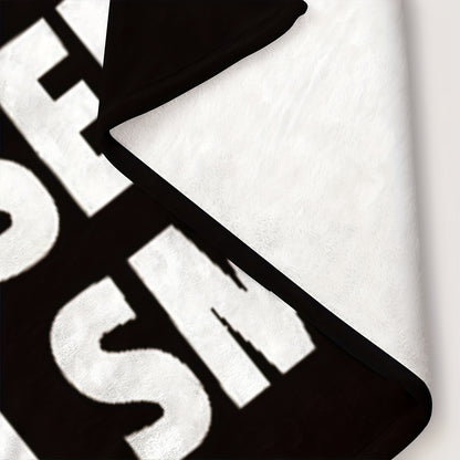 1pc Ultra-Cozy Retro Leaf Printed Blanket - Premium Flannel, Extra Warmth, Versatile for Car, Office, Picnics, & Camping - Perfect Indoor/Outdoor Companion