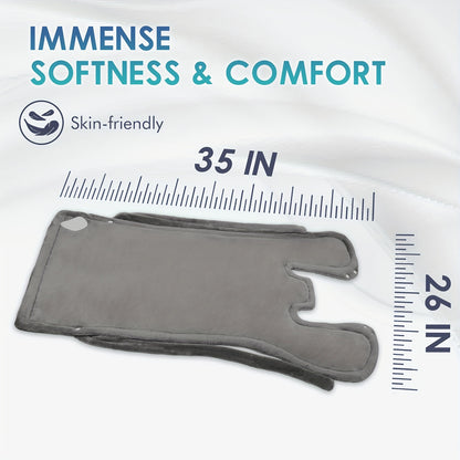 DAILYLIFE Heating Pad For Neck And Shoulder And Back, Electric Heating Wrap, UL Certified With Overheating Protection | 6 Heating Settings | Auto-Off | Machine Washable, 26"x35".