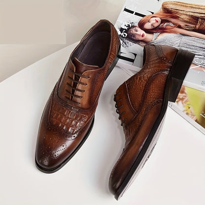 Classic Mens Leather Chukka Boots - Soft Premium Leather, Lace-Up Closure, Comfortable Cushioning, Durable Outsole, Versatile Dress Boots for Men, Casual Wear, Outdoor Activities