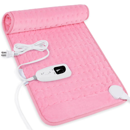 Heating Pad For Back, Neck, And Shoulder Pain Relief, Auto Shut Off, 6 Heat Settings, Extra Large 12 X 24, Ideal For Muscle Aches And Arthritis Pain