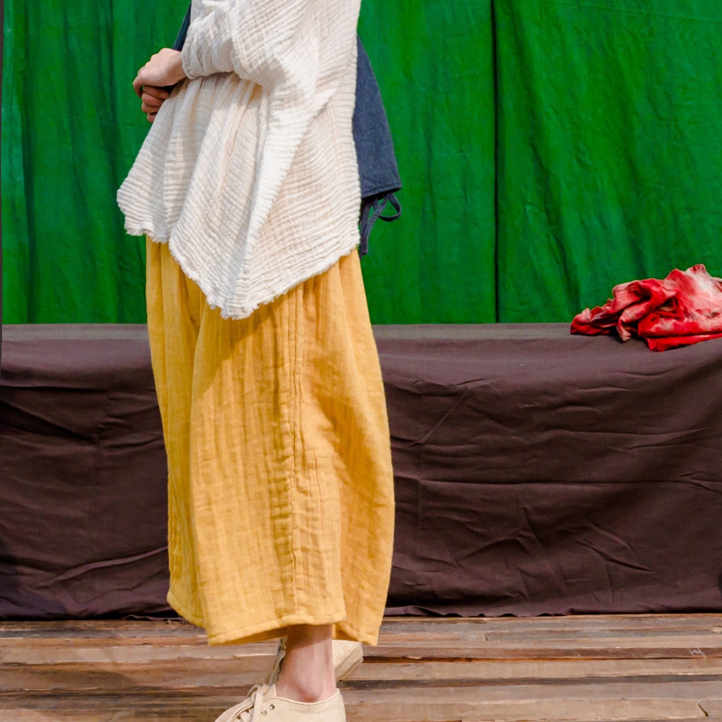 simple design spring and autumn women's wide-leg pants loose retro style versatile trousers