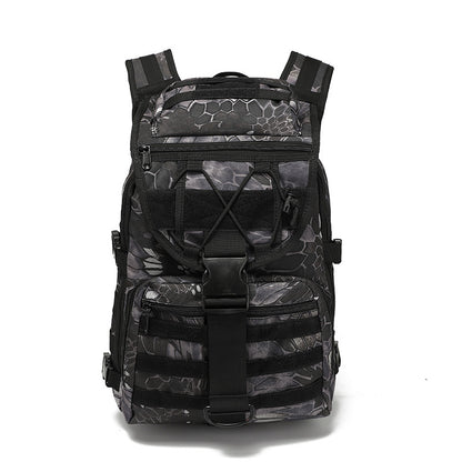 FLOWERSVERSE Outdoor Backpack Combat Bag Waterproof Hiking Backpack Hiking Camouflage Backpack Men's X7 Swordfish Bag Wear-Resistant Backpack