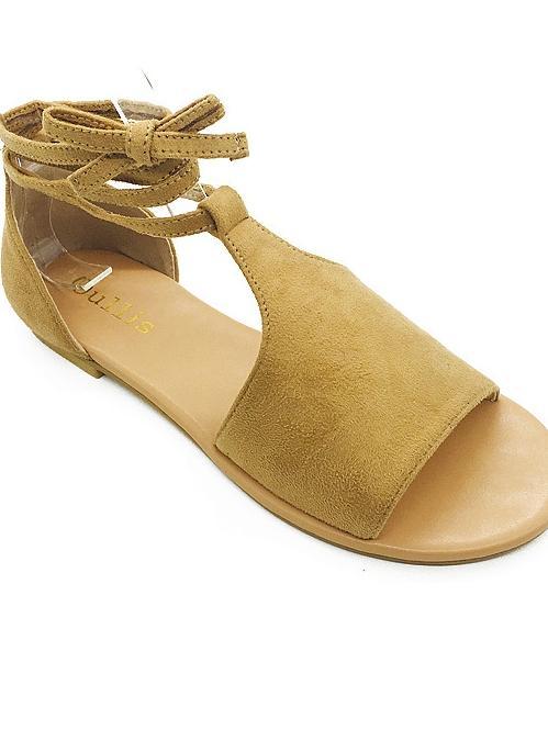 Flat Heel Ankle Straps Sandals