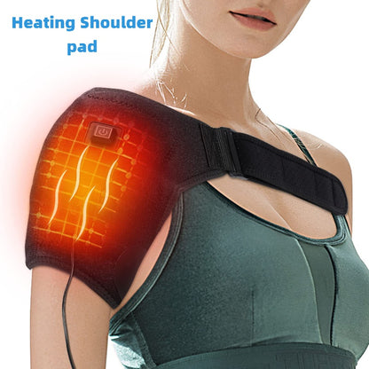 Adjustable Electric Heating Pad for Shoulder Pain Relief and Rehabilitation