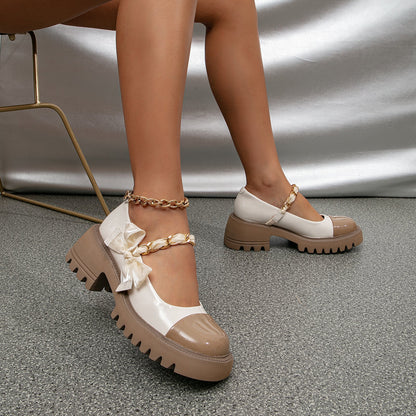 flowersverse - Women Sweet Preppy Styledaily Casual Platform & Wedge Mary Janes