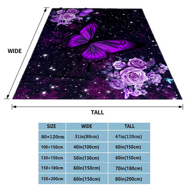 All-Season Chic Knit Butterfly Blanket – Tear-Resistant, Cozy Gift for Women and Girls