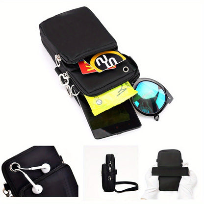 Outdoor Sport Handbag Wallet Mobile Phone Bag Arm Pouch Case Belt Handbag Purse Coin Wallet Holder Money Shoulder Bag