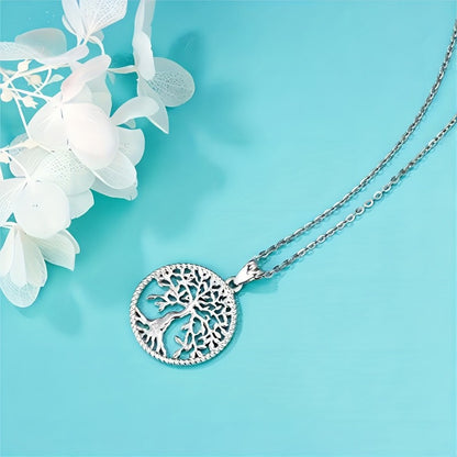 Dazzling Tree of Life Necklace - Delicate & Elegant Pendant Jewelry with Adjustable Chain, A Meaningful Gift for Her - Perfect for Girlfriend, Daughter, Mother, Wife