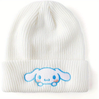 Adorable Hello Kitty Knitted Beanie Hat - Soft, Stretchy, Slouchy, Warm, and Stylish Winter Cap for Women - Cute Fashion Accessory for Cold Weather