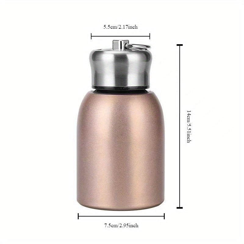 304 Stainless Steel Vacuum Flask - 10.14oz Portable Insulated Water Bottle, Leakproof & Food-Safe for Outdoor Camping, Hiking, Driving - Ideal Gift
