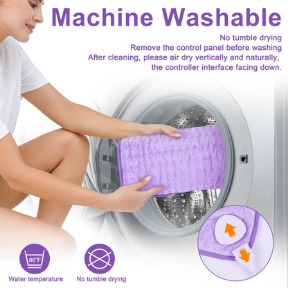 Extra Large 12 x 24 Heat Pad for Back, Neck, and Shoulder - 6 Heat Settings, Auto Shut Off, Electric Heat Blanket, Perfect Christmas Gift for Women, Mom, Sister