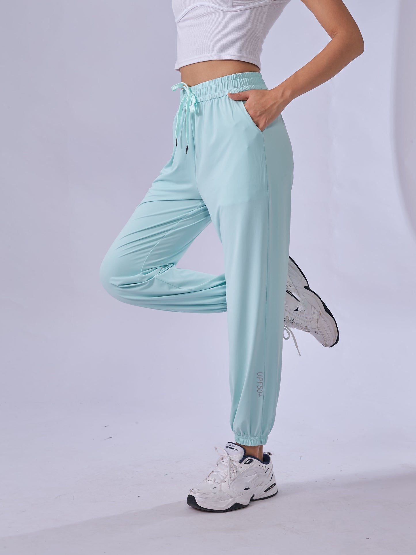 Women's Drawstring Sports Pants for Fitness, Running, Yoga & More - Moisture-Wicking & Breathable Activewear