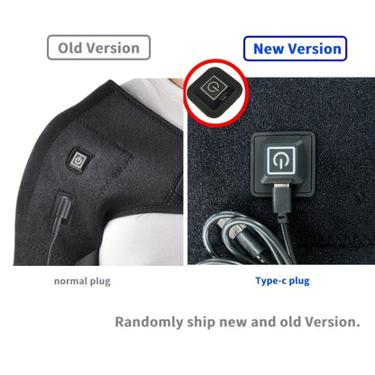 Adjustable Electric Heating Pad for Shoulder Pain Relief and Rehabilitation