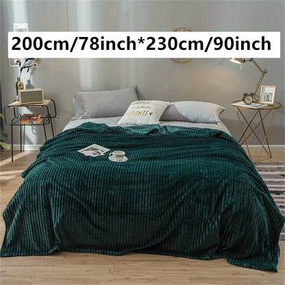 1pc Ultra-Soft Plush Imitation Rabbit Fur Throw Blanket - Warm, Cozy, and Soothing for Couch, Bed, and Sofa - Perfect for Snuggling Up on Chilly Nights