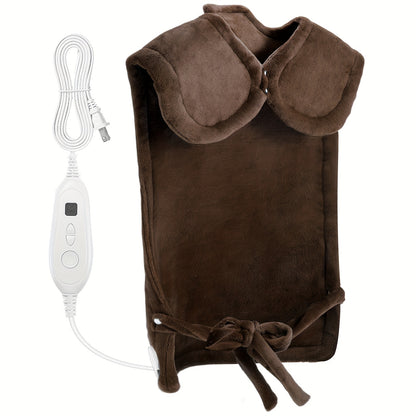 DAILYLIFE Heating Pad For Neck And Shoulder And Back, Electric Heating Wrap, UL Certified With Overheating Protection | 6 Heating Settings | Auto-Off | Machine Washable, 26"x35".