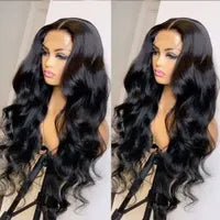 Ombre Ginger Orange Colored Lace Front Human Hair Wigs For Women Transparent Lace Body Wave Synthetic Wig Pre Plucked 180%