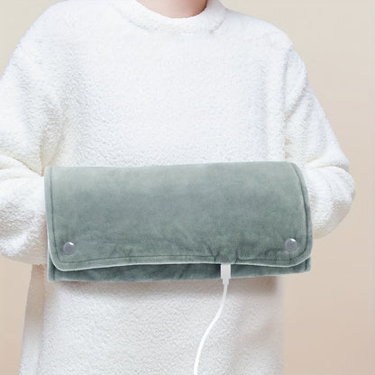 USB Heated Knee Pad with Intelligent Thermostat, Warm Electric Blanket for Hands, Feet, Waist - USB Powered, ≤36V Operating Voltage, No Battery Required